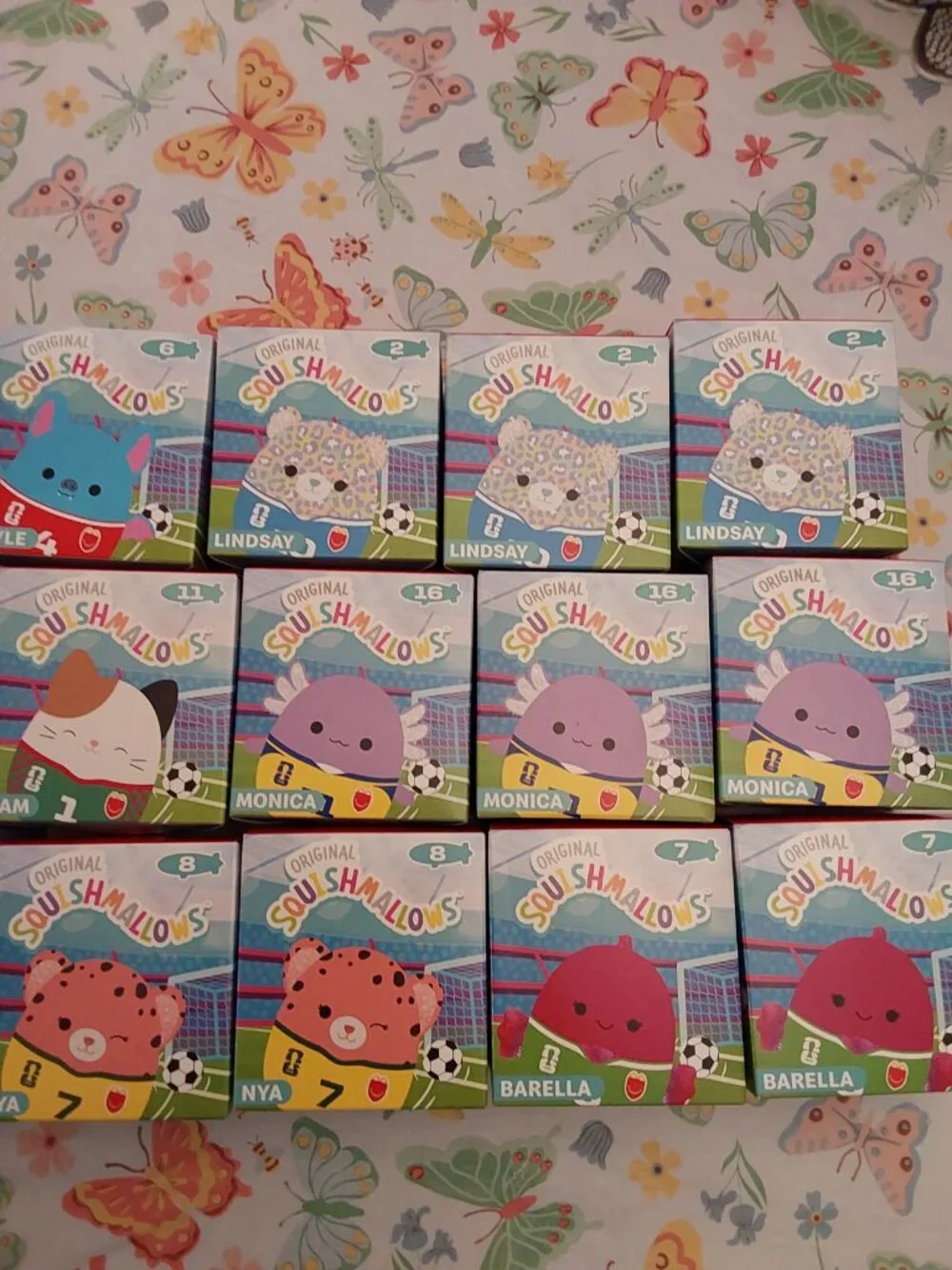 12 new in boxes, McDonald's Squishmallows